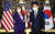 낸시 펠로시 미국 연방하원의장이 4일 서울 여의도 국회에서 김진표 국회의장과 만나 기념촬영을 하고 있다. 김경록 기자