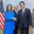지난 5일 일본을 방문한 낸시 펠로시 미 하원의장이 일본 도쿄의 총리 관저에서 기시다 후미오 총리와 악수하고 있다. [연합뉴스]