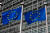 지난달 20일 벨기에 브뤼셀의 유럽연합(EU) 집행위원회 청사 앞에 걸린 유럽기가 휘날리고 있다. EPA=연합뉴스