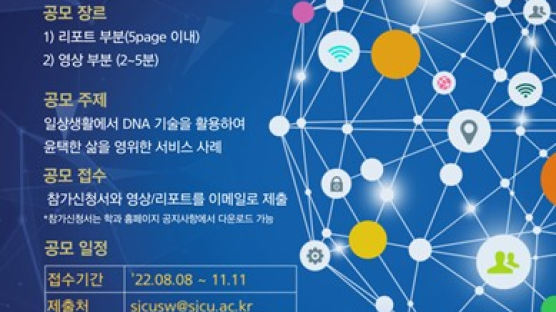 세종사이버대학교 소프트웨어공학과, ‘일상을 바꾼 DNA 활용사례 공모전’ 개최