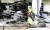 11일 오후 잠실종합운동장에서 메르세데스-EQ 미캐닉들이 머신을 정비하는 모습. 뉴스1