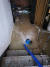 최근 폭우로 침수된 서울시 관악구 A군의 집. 지자체에서 대여해준 양수기로 물을 빼내고 있다. 사진 A군 제공.