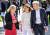 산나 마린 핀란드 총리(가운데)가 지난 6월 스웨덴에서 열린 정상회담에 참석해 마그달레나 안데르손 스웨덴 총리(왼쪽), 요나스 가르스퇴레 노르웨이 총리와 대화하고 있다. AFP=연합뉴스 