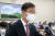 이정식 고용노동부 장관이 23일 국회 환경노동위원회 전체회의에서 발언하고 있다. 김성룡 기자