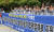 쌍용자동차 노동조합 조합원들이 지난 17일 서울 여의도 산업은행 앞에서 ‘ 성공적 M&A 추진을 위한 기자회견’을 열고 있다. [뉴시스]