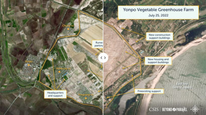 미사일 쏘던 비행장, 채소농장으로 바꾼 北…일각선 "위장전술"
