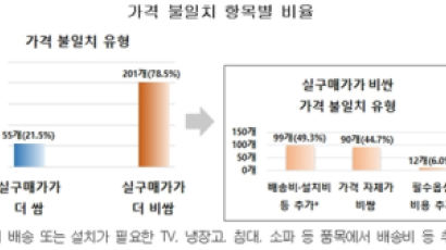 "네이버∙카카오∙다나와 등 가격비교 사이트, 정확도 개선 필요"