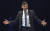 리시 수낵 전 재무장관이 지난 23일 영국 버밍엄의 보수당 지도부 행사에서 연설하고 있다. AP=연합뉴스