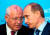 블라디미르 푸틴 러시아 대통령(오른쪽)이 2004년 12월 미하일 고르바초프 전 소련 대통령과 이야기를 나누고 있다. AP=연합뉴스