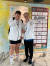 세계주니어역도선수권대회에 출전한 박혜정(왼쪽)과 이형근 전임감독. 사진 대한체육회