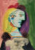 애콰벨라 갤러리가 출품한 파블로 피카소의 1937년작 ‘ 울이 달린 빨간 베레모 여인’. 작품가가 한화 600억원에 달한다. [사진 프리즈]