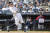 뉴욕 양키스 거포 에런 저지가 6일(한국시간) 양키스타디움에서 열린 미네소타 트윈스와의 홈 경기에서 시즌 54호 홈런을 터트리고 있다. USA 투데이=연합뉴스 