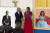 버락 오바마 전 미국 대통령과 미셸 오바마 여사가 7일(현지시간) 백악관의 초상화 공개 행사에 참석했다. 로이터=연합
