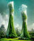 마나스 바티아의 미래 아파트는 공기 정화 타워 역할을 한다. 사진 인스타그램 캡처
