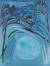 김환기산월,1958, 캔버스에 유채,130 x105cm,, 국립현대미술관 소장.© 환기재단 [사진 국립현대미술관]