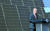 2018년 10월 30일 문재인 당시 대통령이 전북 군산 새만금 수상태양광 발전소에서 열린 '새만금 재생에너지 비전 선포식'에서 연설하고 있다. 연합뉴스