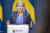 14일(현지시간) 스웨덴 막달레나 안데르손 총리가 총선 패배를 인정하고 사임을 예고했다. 연합뉴스