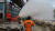 14일 소방공무원들이 대용량포 방사시스템을 활용해 포스코 포항제철소 공장 내부의 물을 빼내고 있다. [연합뉴스]