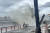 제11호 태풍 '힌남노'가 상륙한 지난 6일 오전 부산 수영구 광안리해수욕장 민락수변공원 산책로에 거친 파도가 치고 있다. 뉴스1