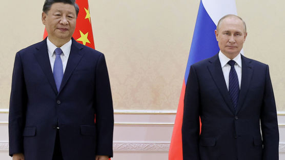 [사진] 시진핑·푸틴 회담 ‘반미 공조’ 과시