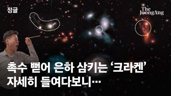 빨대구멍 크기인데 이런 비밀이…제임스웹이 잡은 역대급 은하
