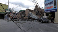 대만 남동부 규모 6.8 강진…건물 무너지고 열차 탈선