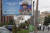 지난 20일 '러시아의 영웅들에게 영광'이라는 슬로건이 적힌 군인을 지원하는 광고판이 러시아 상트페테르부르크 거리에 걸려있다. EPA=연합뉴스