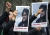 지난 20일 독일 베를린의 이란 영사관 앞에서 이란 정부에 반대하는 시위가 열렸다. AP=연합뉴스