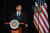 지난 19일 미국 뉴욕증권거래소를 방문한 마르코스 주니어 필리핀 대통령이 연설하고 있다. AP=연합뉴스