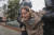 24일(현지시간) 러시아 모스크바 시내에서 정부의 예비군 부분 동원령에 반대하는 시위에 참가했다 경찰에 체포된 여성. 모스크바 EPA=연합뉴스