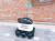 수원 광교 앨리웨이-아이파크 단지에서 음식배달을 수행 중인 자율주행 배달로봇. 