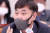 하태경 국민의힘 의원이 지난달 18일 서울 여의도 국회에서 열린 외교통일위원회 전체회의에서 발언하고 있다. 국회사진기자단