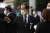한덕수 국무총리가 27일 아베 신조 전 일본 총리의 국장에 참석하기 위해 도쿄 무도관에 도착하고 있다. AP=연합뉴스