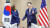 윤석열 대통령이 29일 서울 용산 대통령실 청사에서 카멀라 해리스 미국 부통령을 접견하고 있다. 대통령실사진기자단