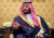 사우디아라비아의 무하마드 빈 살만 총리(왕세자)가 29일 국가 게임 투자 계획을 발표했다. 사진 AFP=연합뉴스