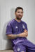 메시가 입는 아르헨티나의 원정 유니폼은 성 평등을 상징하는 보라색을 사용했다. 사진 아르헨티나축구협회 트위터