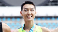 우상혁, 2022년 금빛 피날레...발목 통증 딛고 전국체전 7번째 우승