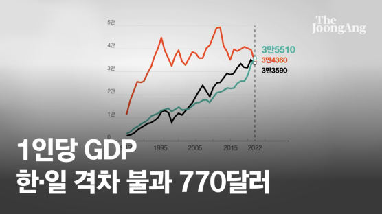 韓 1인당 GDP, 日 턱밑추격...그새 대만은 韓日 모두 추월했다