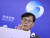 이창용 한국은행 총재가 12일 오전 서울 중구 한은에서 열린 기자간담회에서 기준금리 인상에 대해 설명하고 있다. 뉴스1