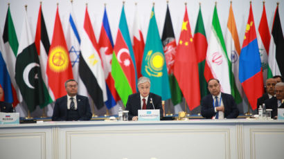 카자흐 CICA회의 개막…푸틴, 튀르키예에 '가스 허브' 제안