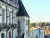 한불클럽을 환영하는 의미로 프랑스 앙부아즈 성에 게양된 태극기와 프랑스 국기. 루아르=전수진 기자