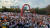 인천퀴어축제를 반대하는 옳은가치시민연합 관계자들이 15일 인천 중앙공원앞에서 퀴어축제 반대 피켓을 들고 사진을 촬영하고 있다. 사진 옳은가치시민연합 