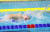 21일 울산문수실내수영장에서 열린 제42회 전국장애인체전 수영 여자 자유형 50m S6(선수부)에서 우승한 김윤지. 사진 대한장애인체육회 