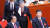 지난 22일 중국공산당 20차 당 대회 폐막식 도중 후진타오(가운데) 전 국가주석이 퇴장하는 도중 시진핑(오른쪽) 국가주석에게 고개를 돌리며 말을 건네고 있다. EPA=연합뉴스