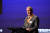 제10회 ‘백선엽 한미동맹상’을 수상한 댄 설리번 미국 상원의원이 25일 시상식에서 수상 소감을 말하고 있다. 김경록 기자 