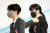 배우 박보검(왼쪽)과 김혜수가 25일 ‘금융의 날’ 정부 표창을 받고 있다. 연합뉴스