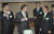 금융위기가 한창이었던 2008년 3월 전광우(왼쪽) 당시 금융위원장이 이명박(가운데) 대통령과 자리를 같이했다. 그는 “재평가받아야 할 분”이라며 이 전 대통령의 경제관을 호평했다.