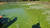 대청호 상류인 충북 옥천군 군북면 지오리 일대의 녹조가 해소되지 않아 최근에도 호수면이 진녹색을 띠고 있다. 지난 8월부터 발생한 대청호의 녹조는 하류지역을 중심으로 점차 사라졌으나 상류인 이 일대는 녹조가 아직 남아 있다. 연합뉴스 [독자제공]