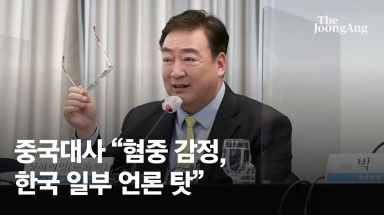 싱하이밍 中 대사 "혐중 감정, 韓 일부 언론 탓...부정적 민심 유도"