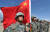 지난 2016년 9월 키르키스스탄 비슈케크에서 열린 상하이협력기구(SCO) 연합 군사훈련에 참가한 중국 인민해방군의 모습. AFP=연합뉴스